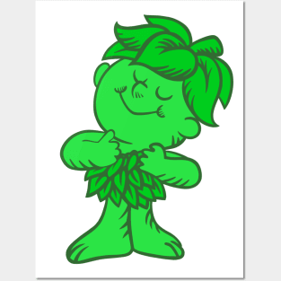 Little Green Sprout Posters and Art
